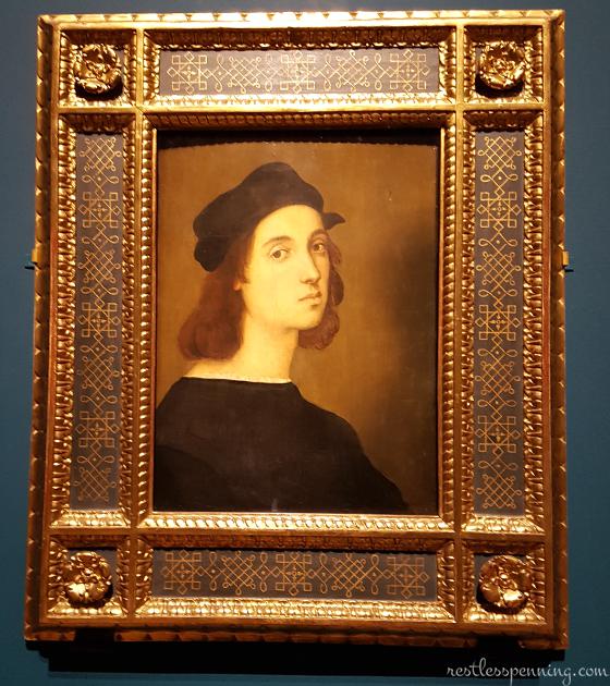 Self portrait, painting by Raphael